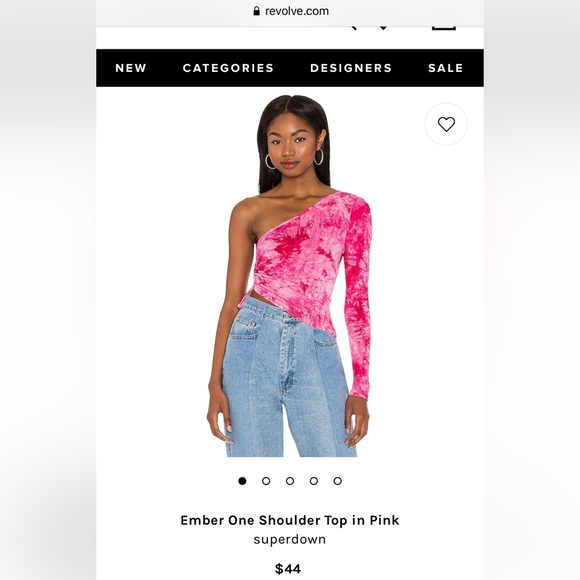 Revolve Superdown One Shoulder Top - Picture 1 of 2